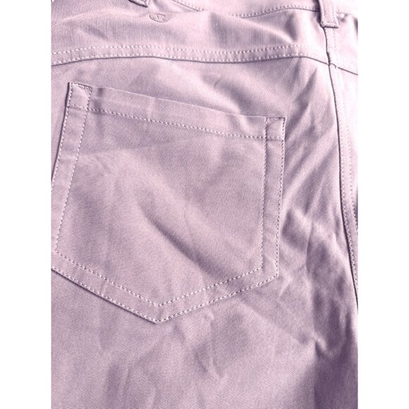 LULULEMON Pants Size 27 Wide Leg Lilac Made With Recycled Polyester & Elastane - Picture 10 of 11